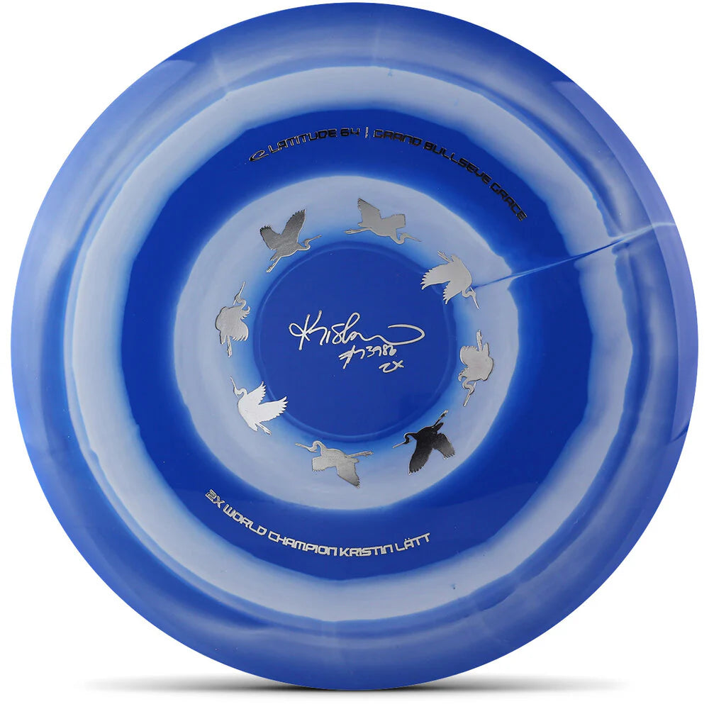 Latitude 64° Royal Grand Grace - Firma Kristin Latt: Il Disco Da Golf Che Vola Lontano! Huk Lab Series. Volo 11/6/-1/2. Perfetto Per Fairway E Drive. Edizione Limitata.