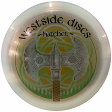 Load image into Gallery viewer, Westside Discs VIP Glimmer DecoDye Hatchet - The Westside Box