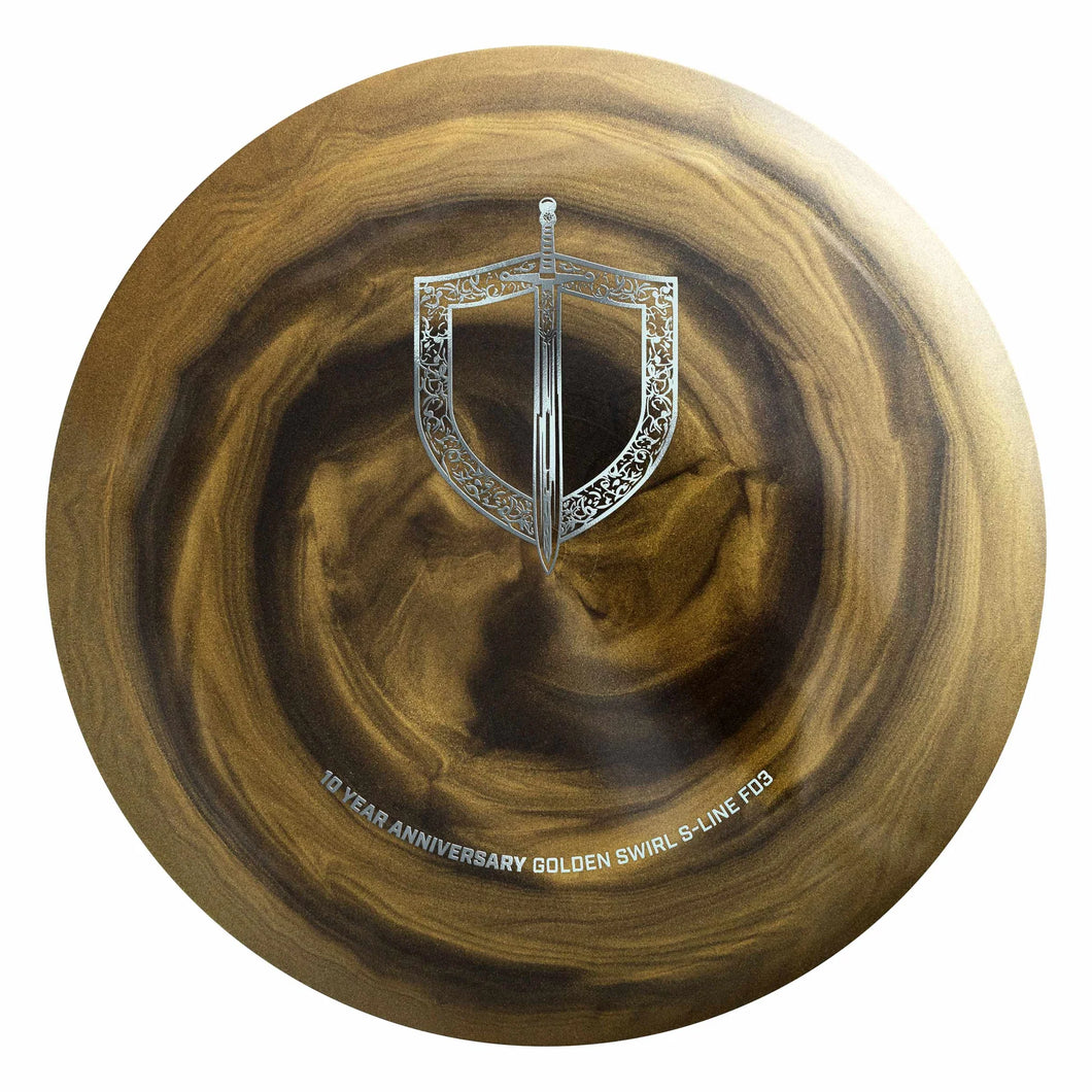 Discmania Special Edition 10 Year Anniversary Golden Swirl S-Line FD3