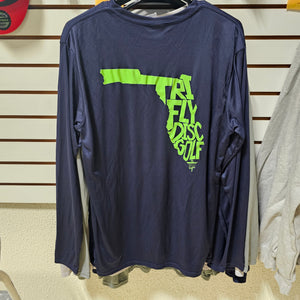 Tri-Fly Disc Golf UPF50 Long Sleeve Performace Tee
