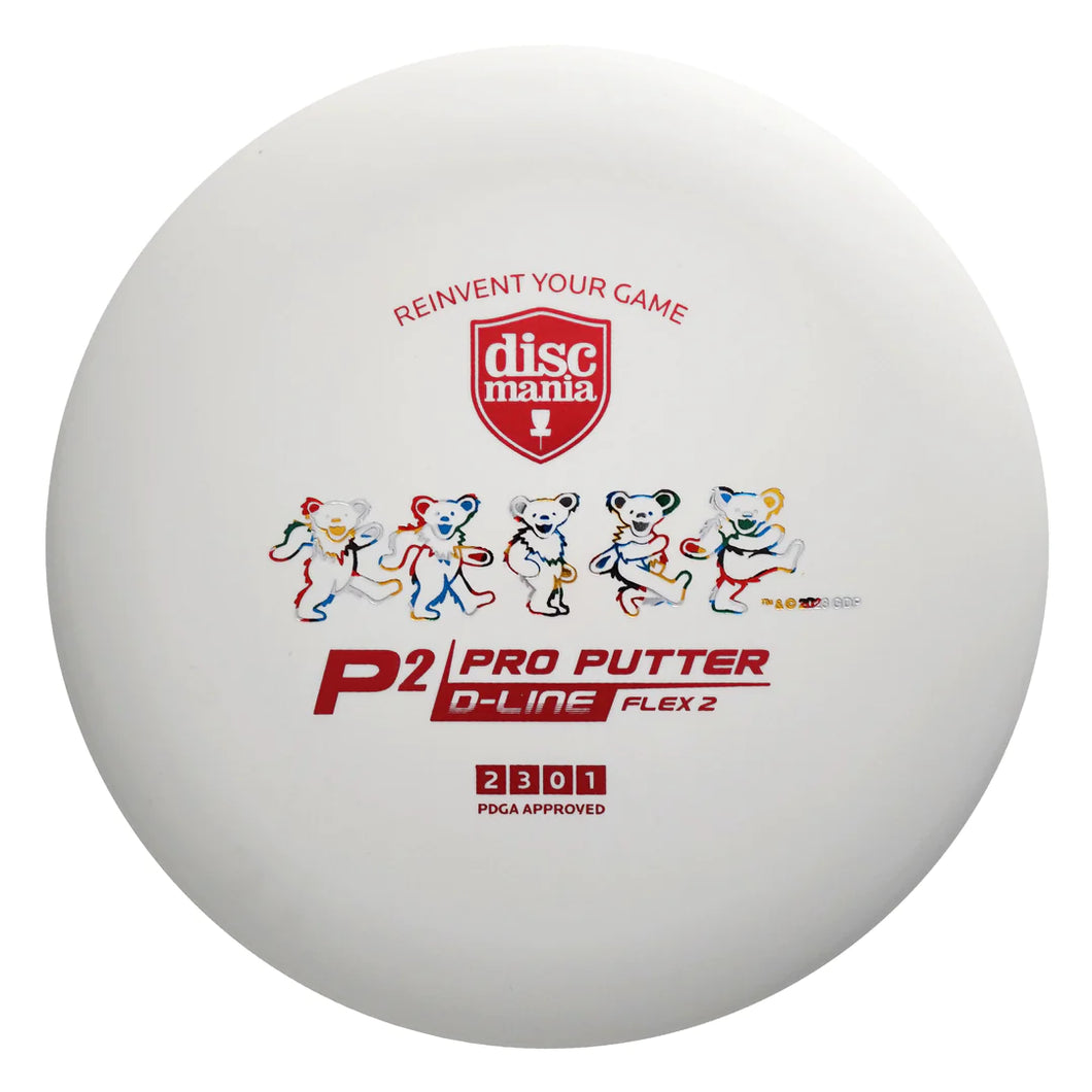 Discmania Greatful Dead D-Line P2 Flex 2 - Dancing Bears