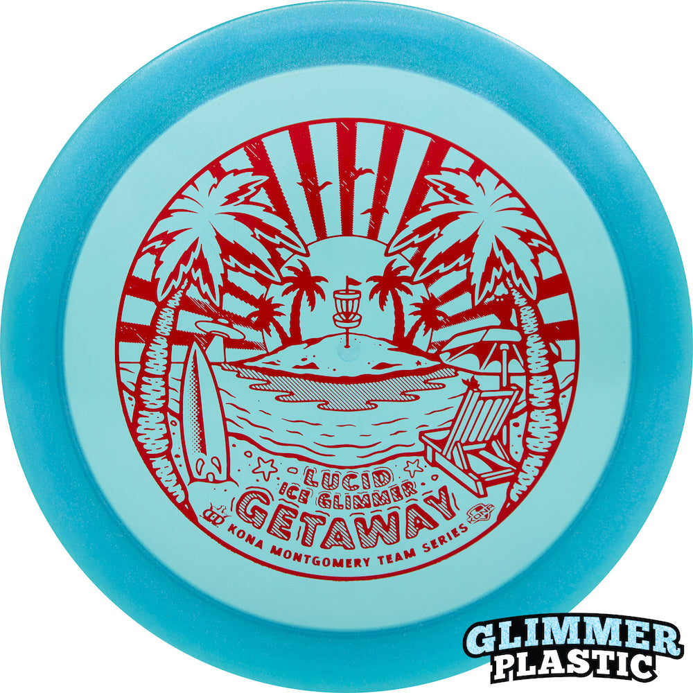 Dynamic Discs Lucid Ice Glimmer Getaway - Kona Montgomery Team Series