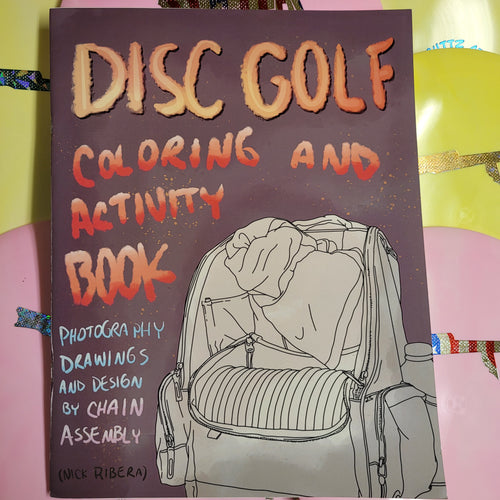 Chain Assembly Disc Golf Coloring and Activity Book