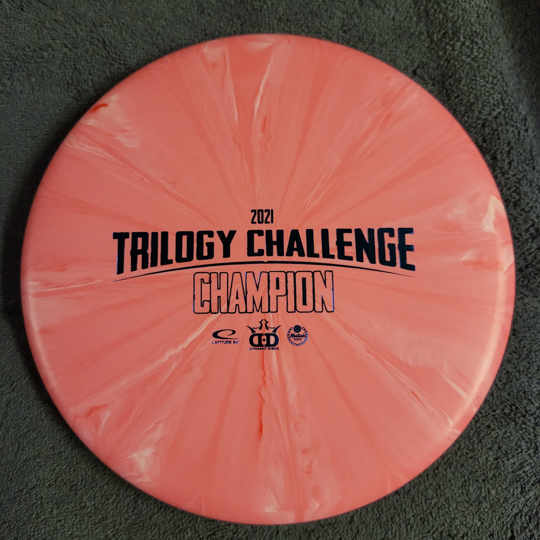Dynamic Discs Prime Burst Bounty 2021 Trilogy Challenge Champion Stamp
