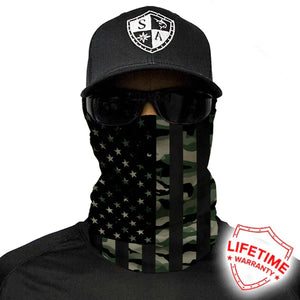 SA Company Face Shield Neck Gaiter Snow Camo (3717 SA Company Face Shield Neck Gaiter Snow Camo (3717