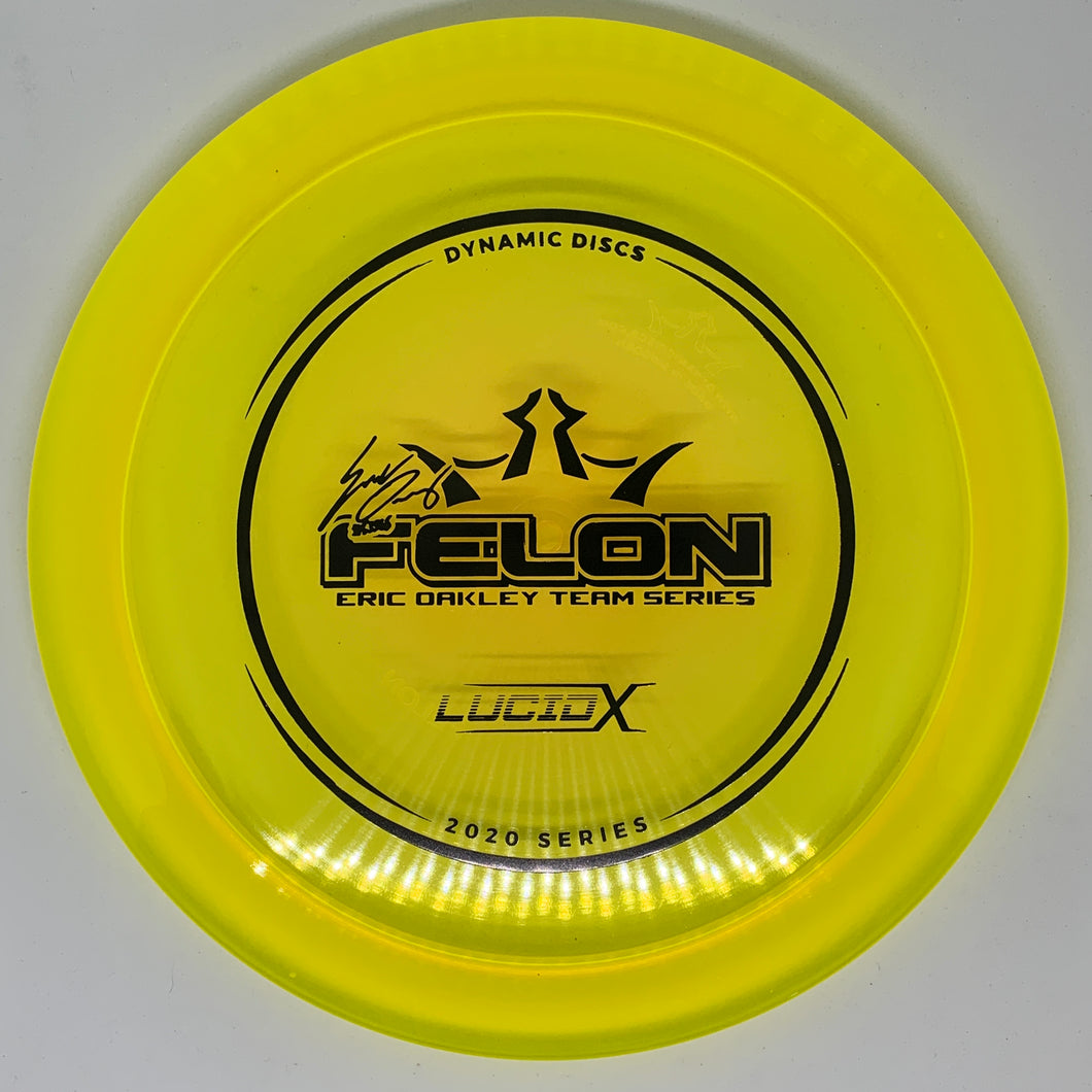 Dynamic Discs Lucid-X Felon Eric Oakley 2020 Team Series