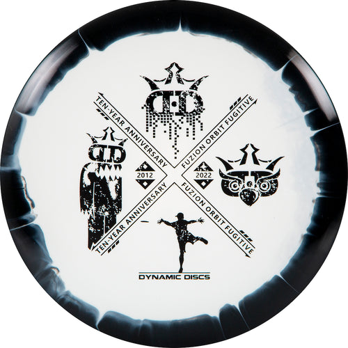 Dynamic Discs Fuzion Orbit Fugitive - 10-Year Anniversary Stamp