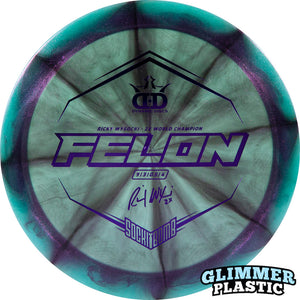Dynamic Discs Lucid Ice Glimmer Felon Ricky Wysocki Sockibomb Stamp