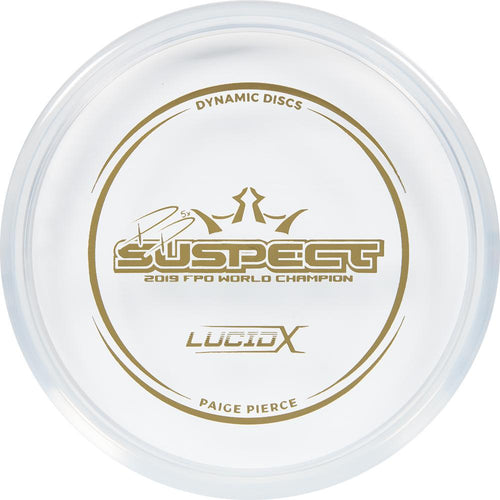 Dynamic Discs Lucid-X Suspect - Paige Pierce 2019 FPO World Champion
